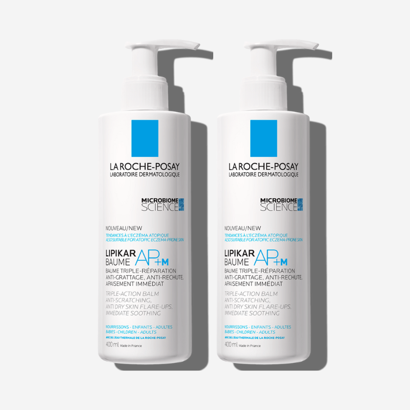 Kit com 2 Lipikar Baume AP + M - Hidratante Corporal 400ml