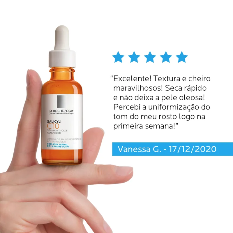 La Roche-Posay Salicyli C10 - Redutor de Linhas 30ml - Imagem 4