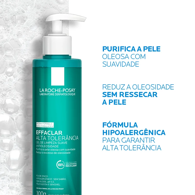 La Roche-Posay Effaclar Alta Tolerância - Sabonete Facial 300g - Imagem 4